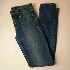 Women's Gap Brand Denim Jeans Size 24 /0 Skinny Leg Low Rise Medium Wash